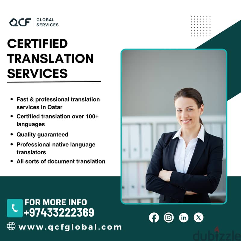 Certified Translation Services in Qatar 1