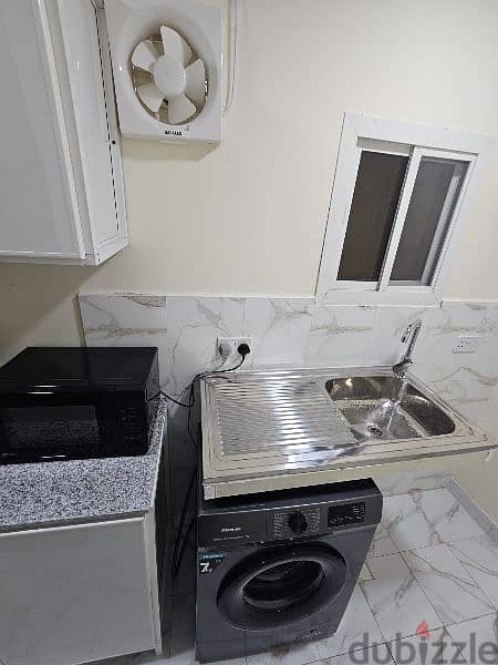 furnished studio in Alnasr Area for family 2