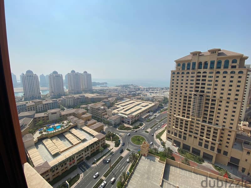 1 BHK for rent in the pearl غرفة وصالة للايجار في اللؤلؤة 4