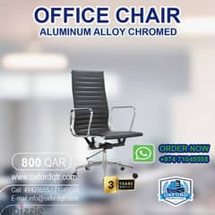 Office Chair Aluminum Alloy Chromed 0