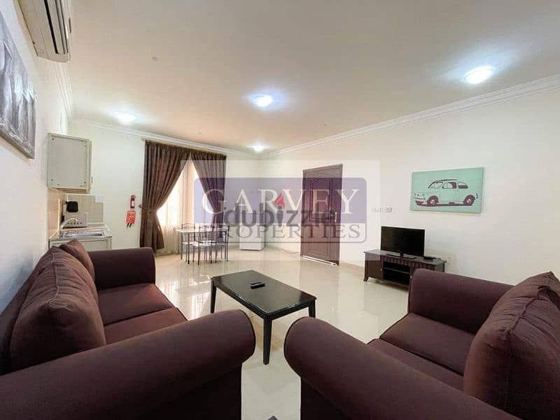 FULLY FURNISHED 1 BHK APARTMENT NEAR QATAR SPORTS CLUB. 2