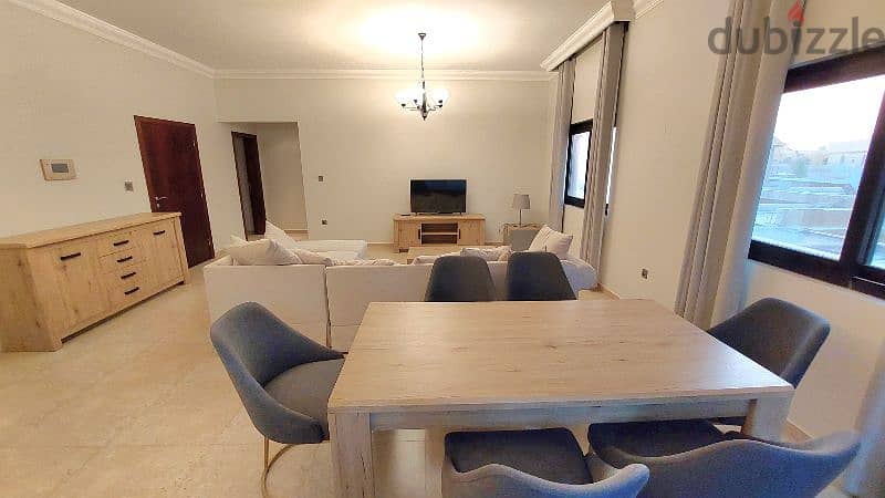 Furnished 3bed compound apartments in Al Waab 8