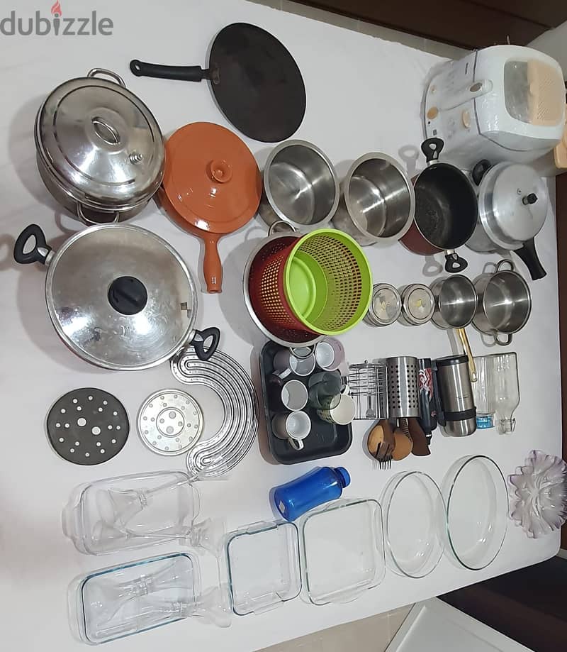 Kitchen Wares & Deep Fryer for sale 1