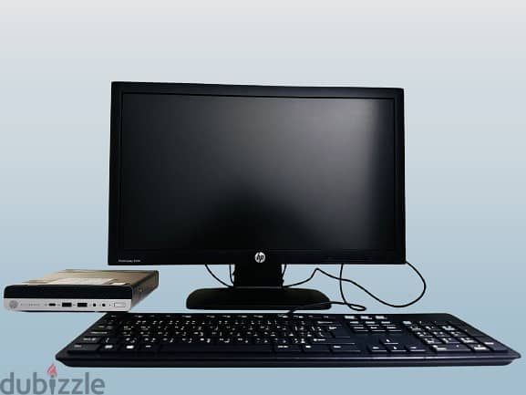 Mini Computer with 20 Inch Monitor, Keyboard, Mouse, and Cables 4