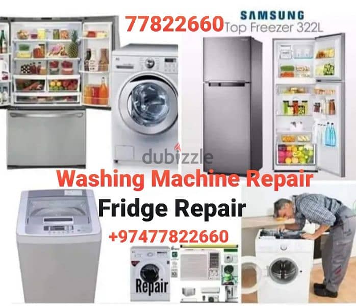 WASHING MACHINE AC FRIDGE. REPAIR 77822660 0