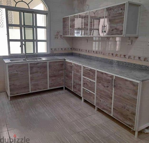 All kind of aluminium kitchen cabinet new make and sale old kitchen 3