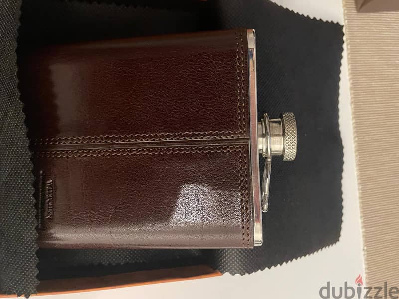 Stainless Steel Flask covered by genuine leather - Wittchen 0