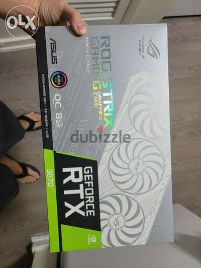 NEW - ASUS ROG Strix RTX 3070 8GB GDDR6 - White