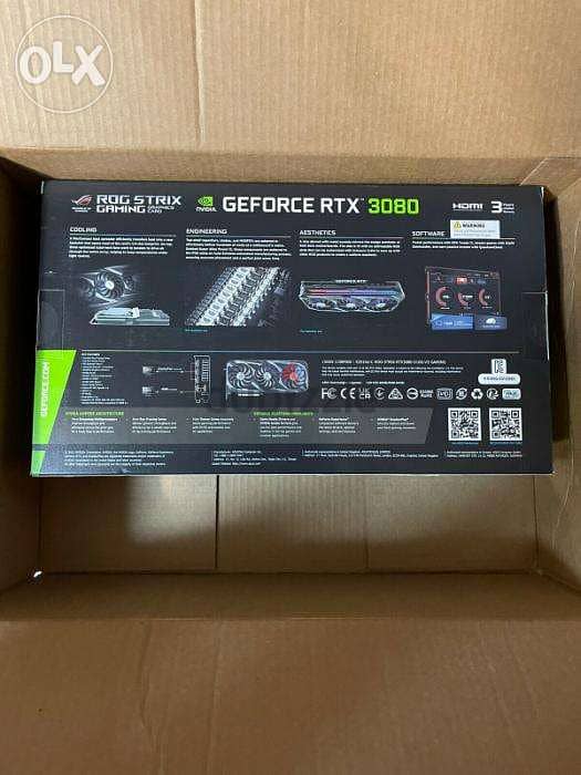 BRAND NEW ASUS ROG Strix GeForce RTX 3080 OC 10GB 1