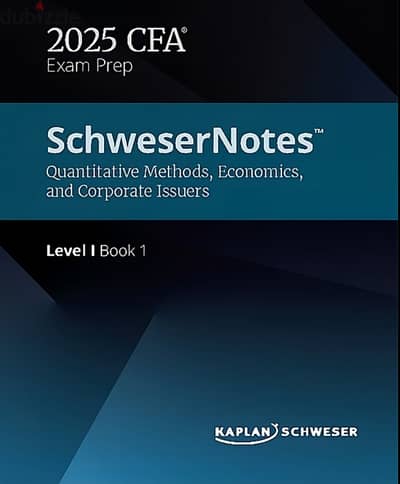 2025 CFA Schweser ebooks available now