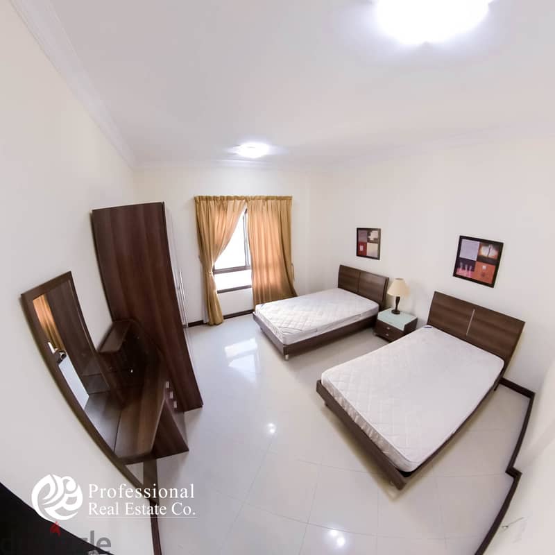 Fully Furnished | 3 BHK Apartment in Al Sadd | Near Millennium Hotel 3