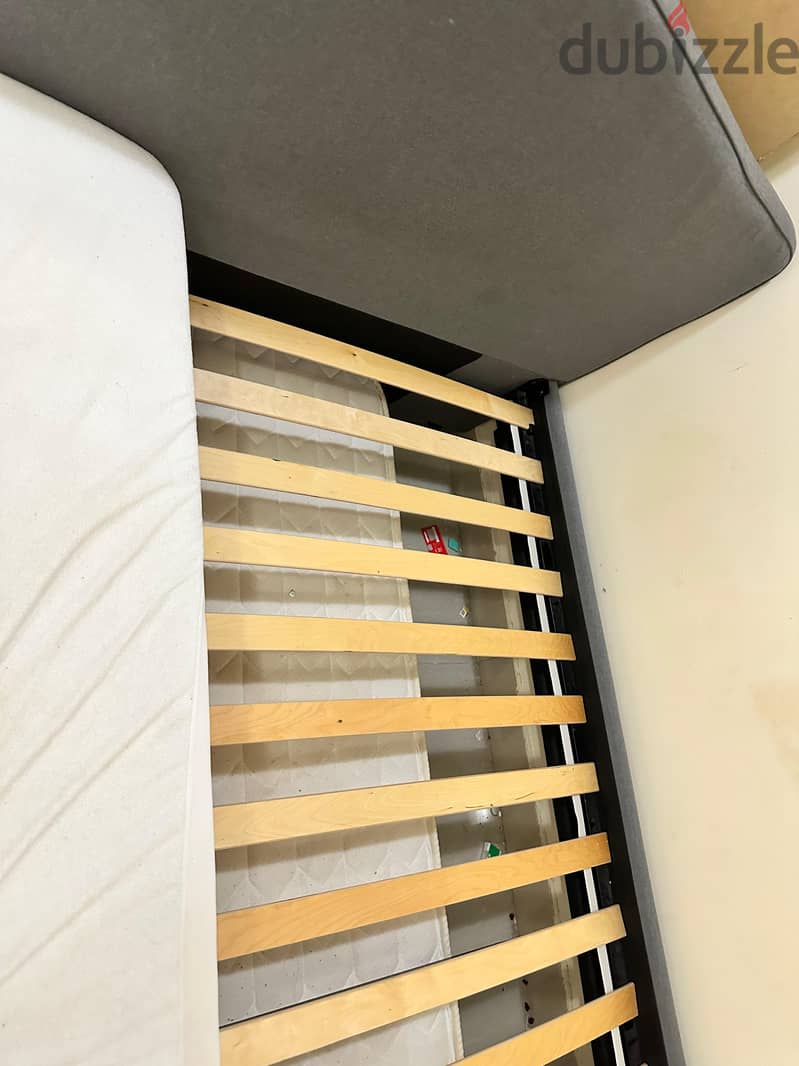 IKEA HAUGA king size bed frame 180*200 for urgent sale 1