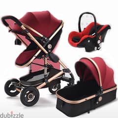 Romp & Roost - LUXE Flight Single or Double Stroller 0