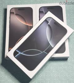 Apple iPhone 16 Pro 128 GB, 256 GB, 512 GB, and 1 TB