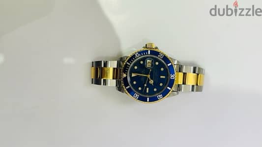 VINTAGE - ROLEX SUBMARINER GOLD & SILVER WATCH