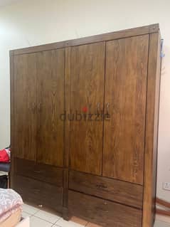 Homes R Us solid wood wardrobe