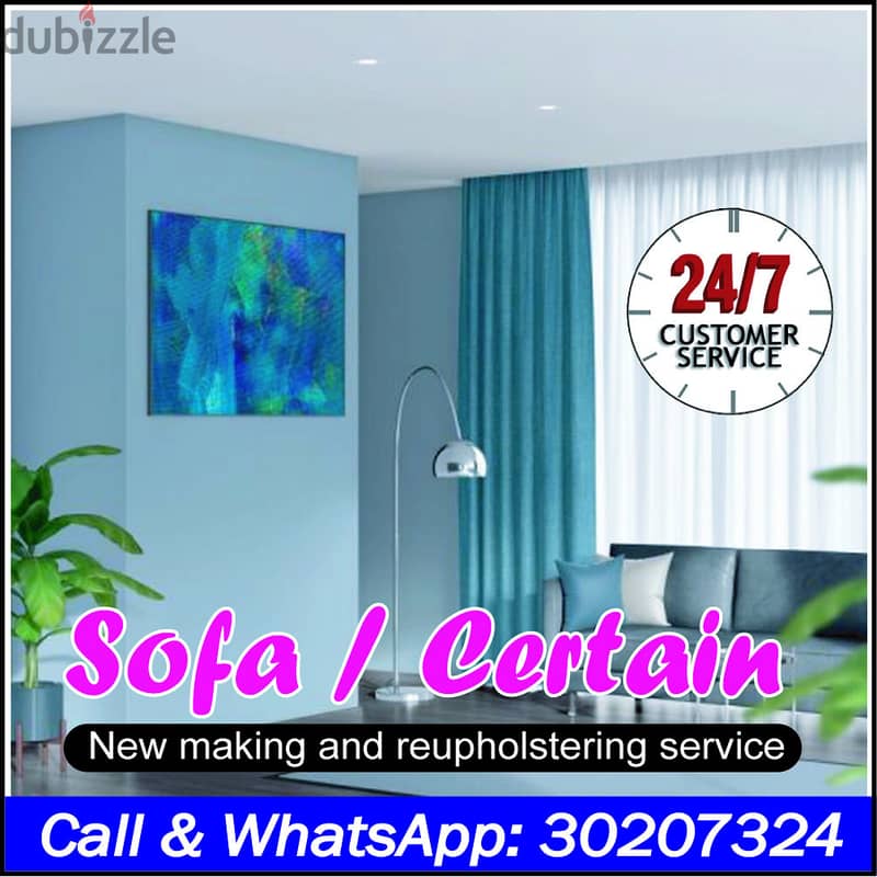 Sofa upholstery, Curtains and Carpet  supply 19