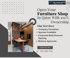 Open Your Furniture Shop In Qatar With 100% Ownership