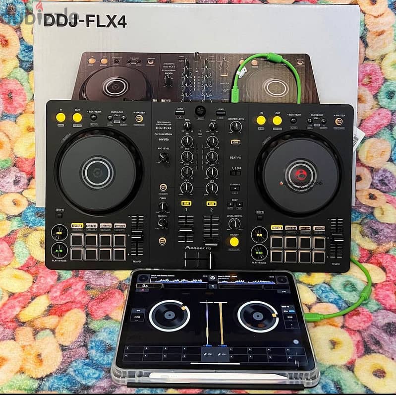 Pioneer DDJ-FLX4 2-Ch DJ Controller, Rekordbox and Serato Compatibilit 1