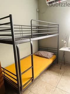 Excellent condition ikea bunk bed for sale 0