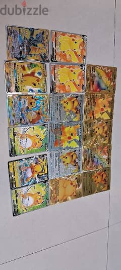 pokemon cards Pikachu  silver gold normal cards 0