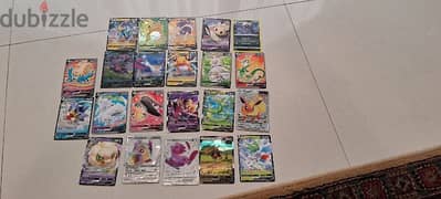 pokemon mix pack silver and normal V cards 0