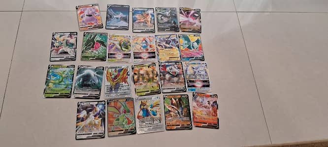 pokemon mix pack silver and normal cards type V and Vstar