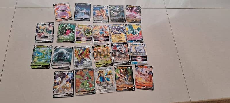 pokemon mix pack silver and normal cards type V and Vstar 0