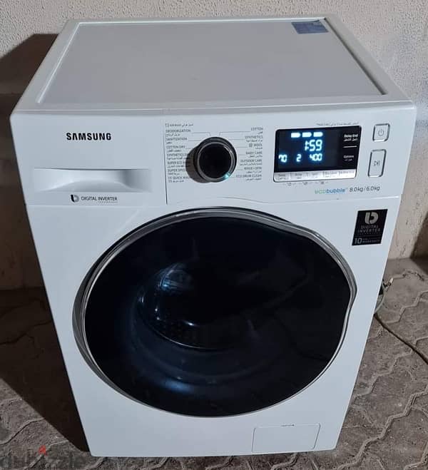 WASHING MACHINE FOR SALE 8/6 KG 0