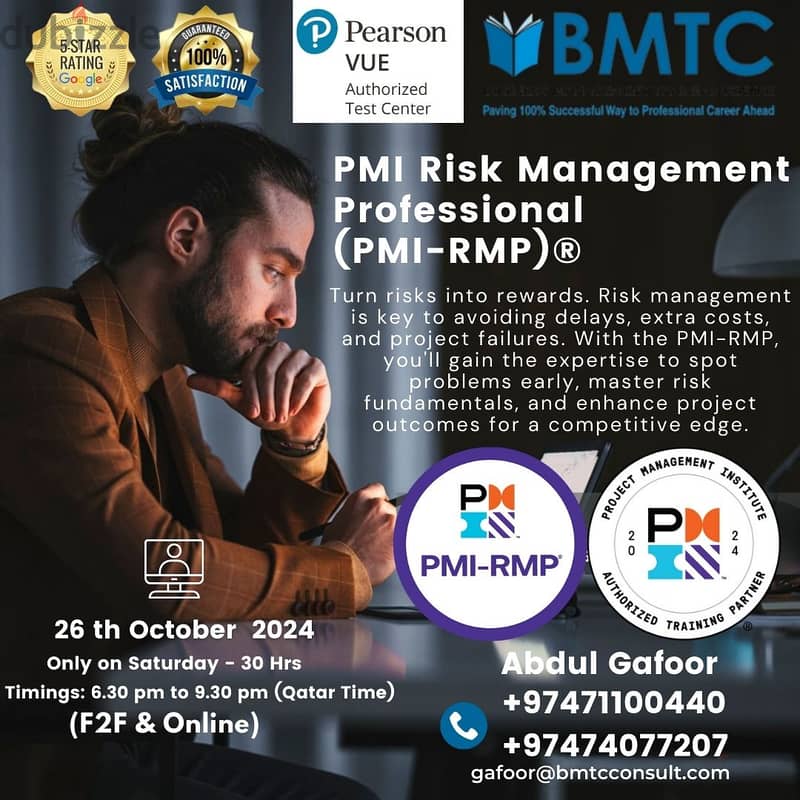 PMI-RMP® Risk Management Professional Training. 2