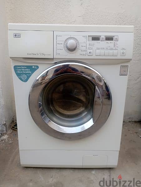 Washing machine for sale LG  5/2.5 kg  2 IN 1 0