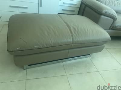 sofa leather 3 seater with chair