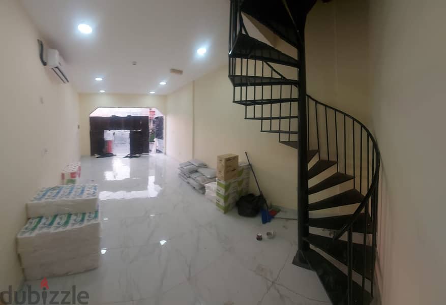 Shop for rent in najma 40 m2 mezzanine 2