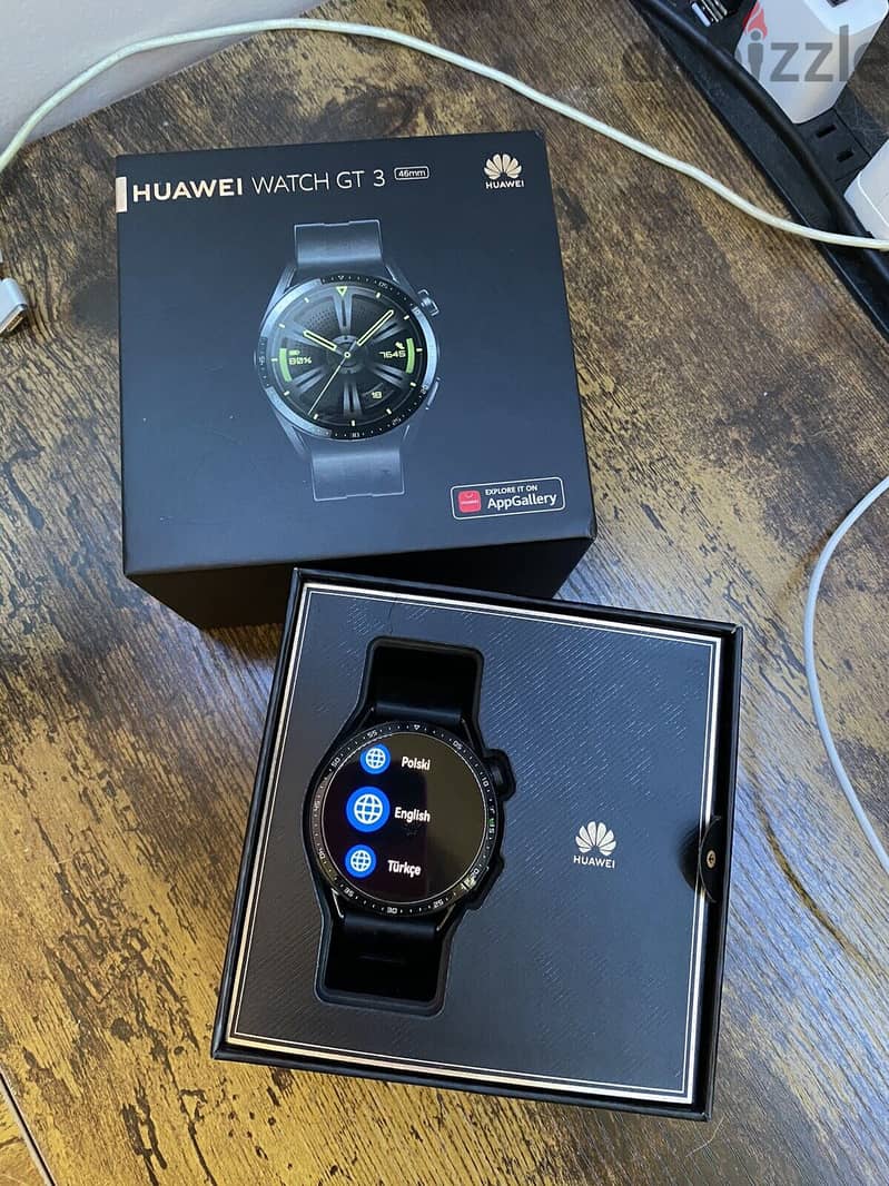 Huawei GT 3 - 42mm Stainless Steel Smartwatch, Gold 1