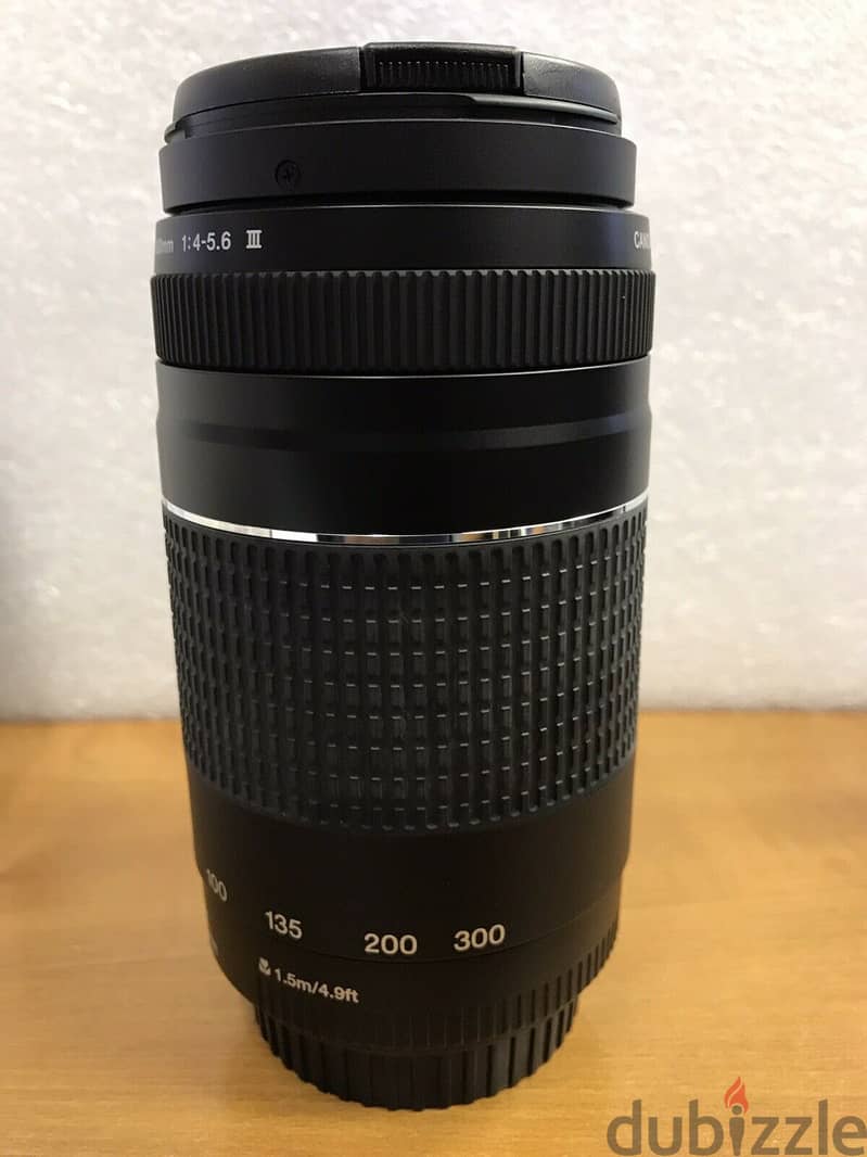 CANON EF 75-300MM F/4-5.6 III USM LENS 1