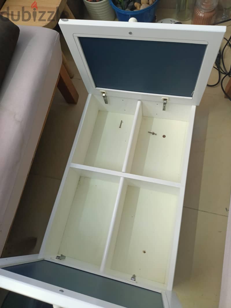 WALL MOUNTED CABINET/STORAGE WITH 2 DOORS & MIRROR 1