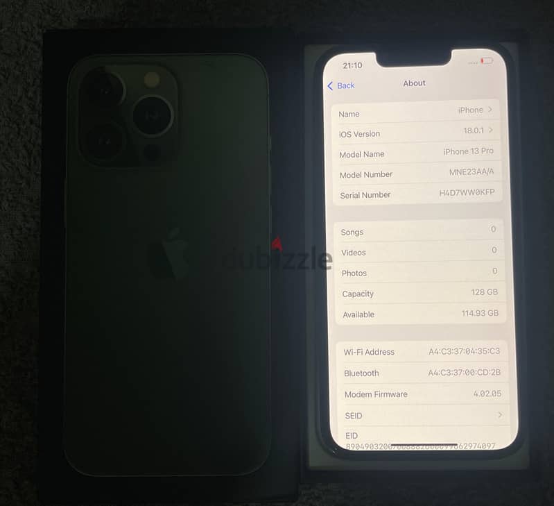 i phone 13 pro 128 gb alpine green 4