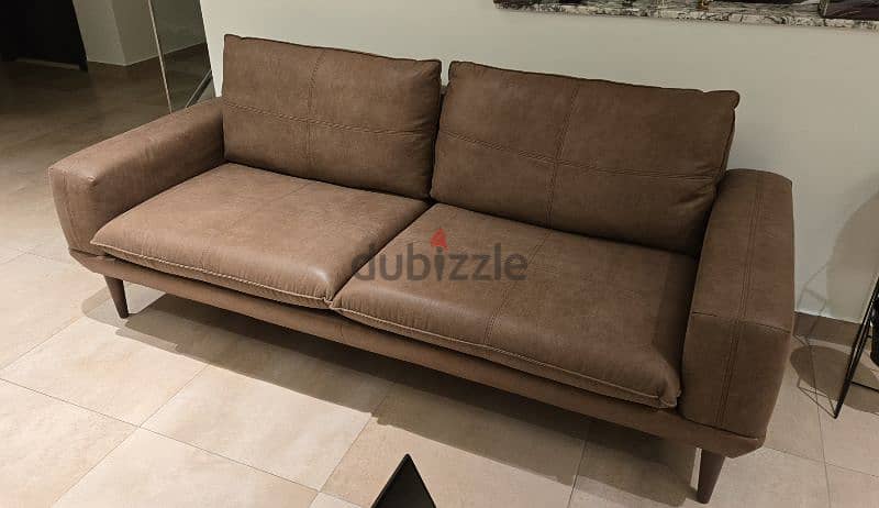 Brand New 3 Seater Leather Sofa 1