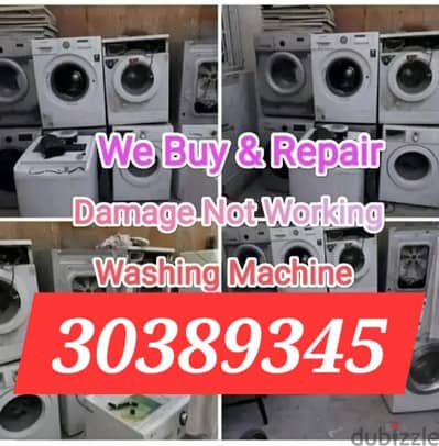 we Are repair and buying not working washing machine