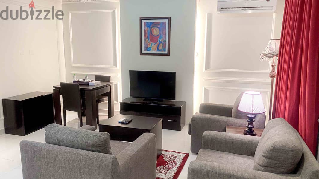 F/F 1BHK Apartment in a Luxury hotel at Old al Ghanim (Monthly). 4