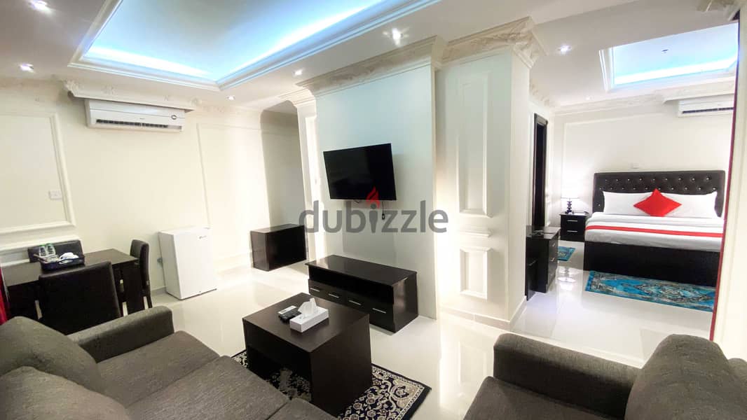 F/F 1BHK Apartment in a Luxury hotel at Old al Ghanim (Monthly). 8