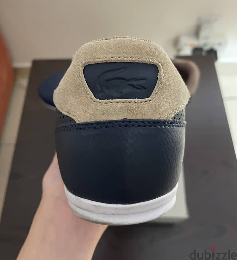 LACOSTE MAN SHOES - NAVY - SIZE 42 EU 2