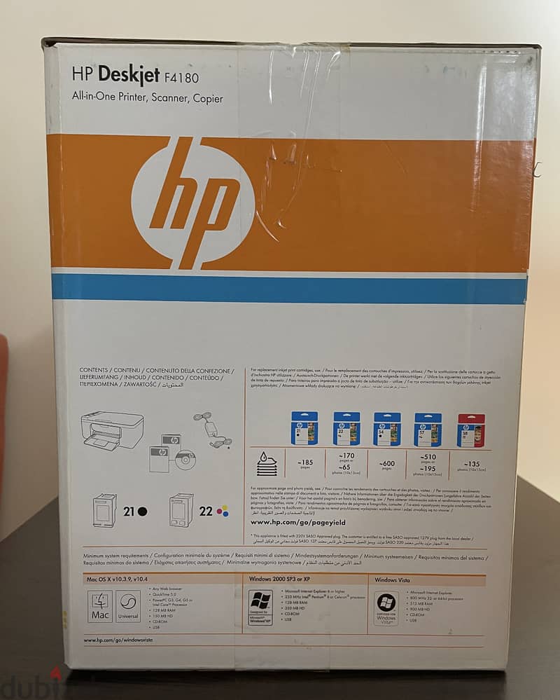 HP Deskjet F4180 All-In-One Inkjet Printer 2