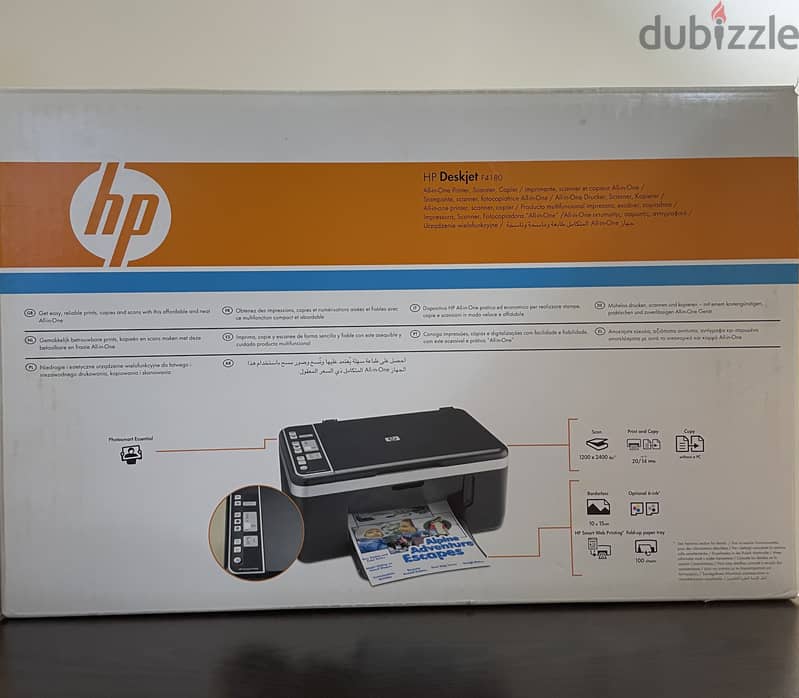 HP Deskjet F4180 All-In-One Inkjet Printer 4