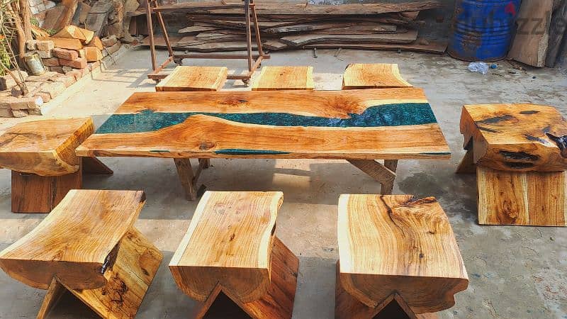 epoxy luxury dinning tables. whatsapp for order 0092304-8683392 11