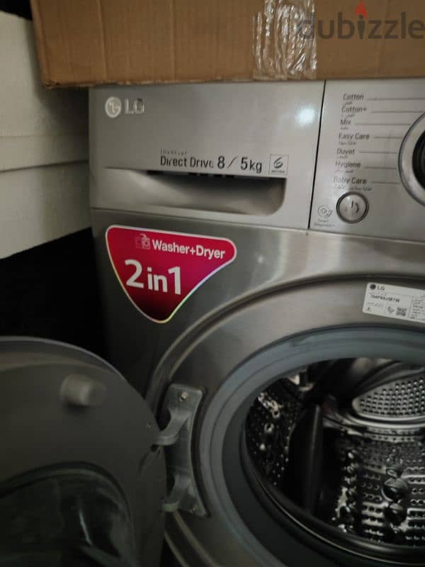 LG 8/5 kg washing machine 2in1 for sale 1