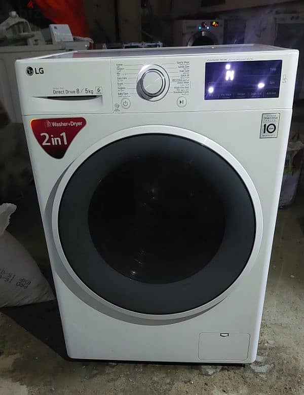 LG washing machine 8kg/ 5kg. 0