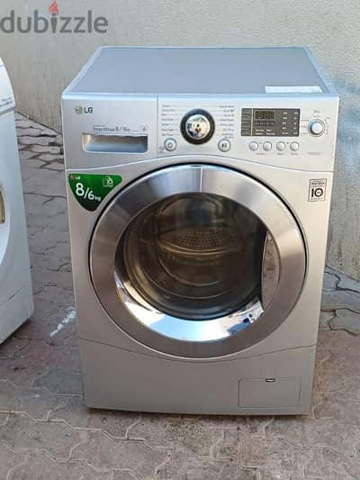 Lg 8/6. kg Washing machine for sale good quality call me. 70697610