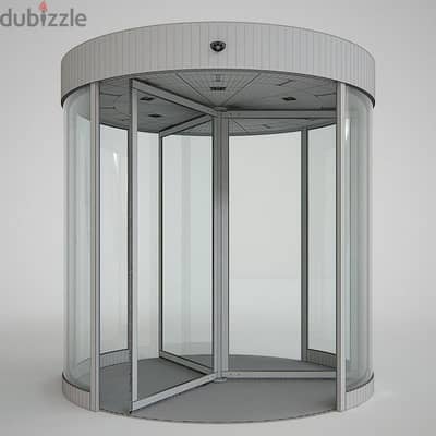 All Glass Revolving Door