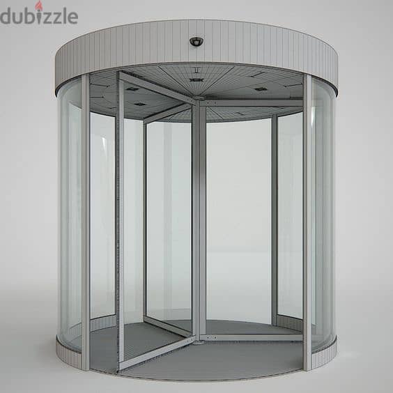 All Glass Revolving Door 0